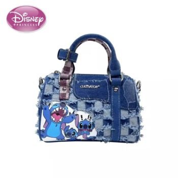 Disney Stitch Denim Crossbody Bag