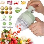 Multifunctional Mini Electric Vegetable & Garlic Cutter