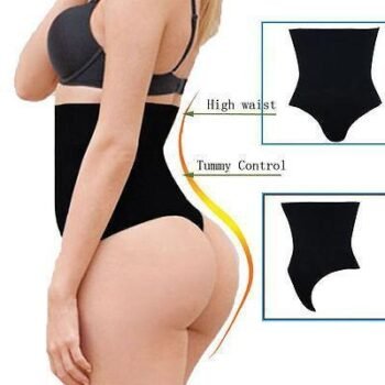 High Waist Tummy Control Thong Shapewear for Women