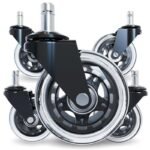 Universal Office Chair Wheels – 5 Sets