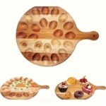 Durable Wooden Egg Organizer – Country Style